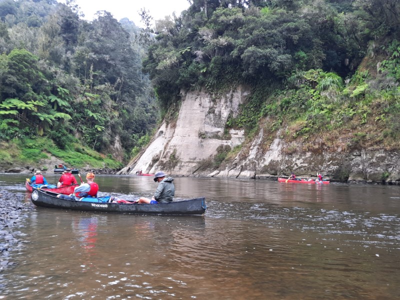 Canoe on Wanganui River