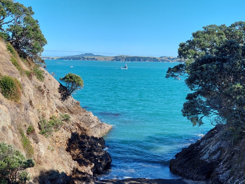 Waiheke Island view of the Hauraki Golf