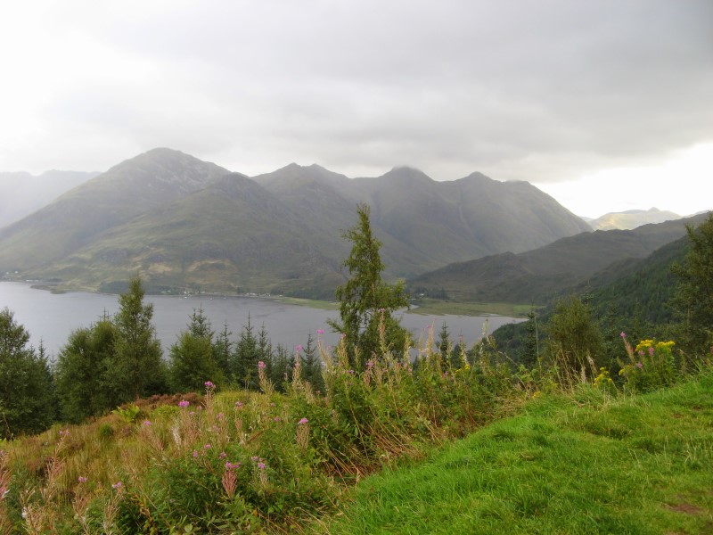 View of the Five Sisters of Kintail