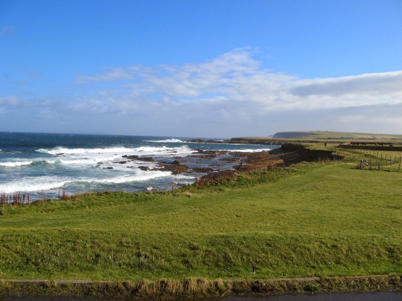 Kirkwell - View of the sea